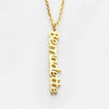 Vertical Name Necklace