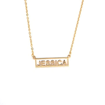 Rectangle Bar Necklace