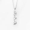 Vertical Name Necklace