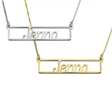 Rectangle Bar Necklace